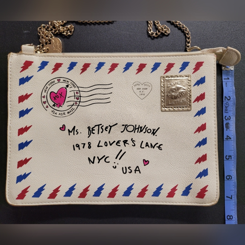 Betsey Johnson Envelope Crossbody Clutch - Picture 8 of 10